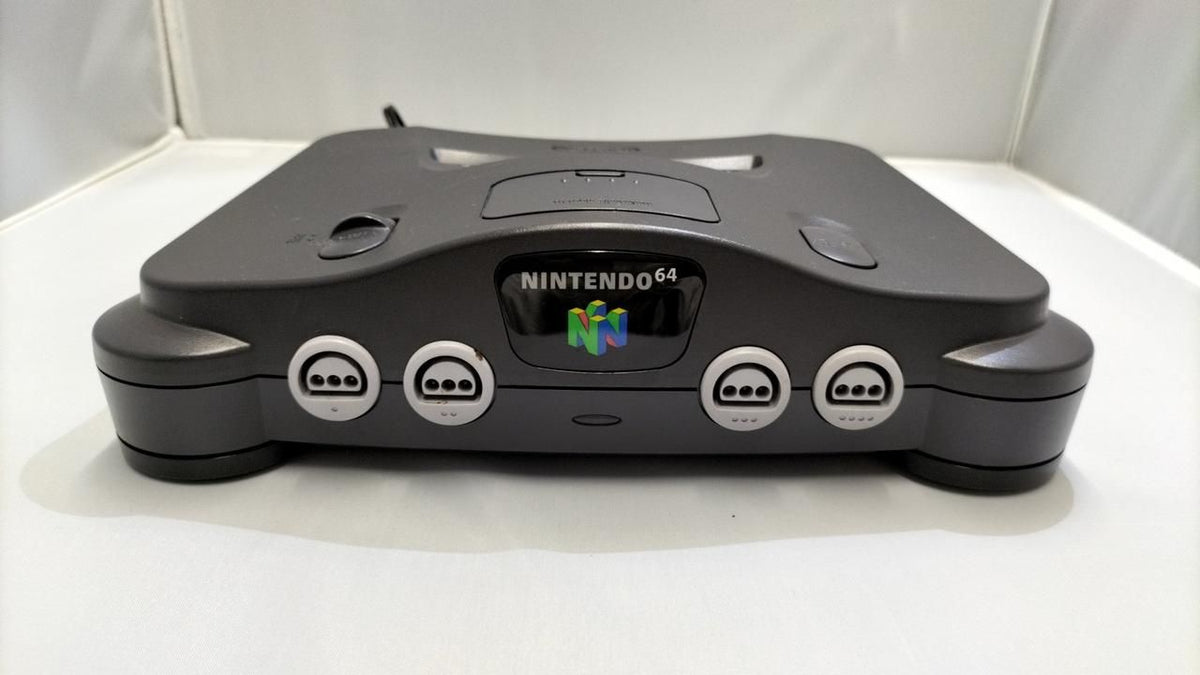 nintendo nus-001 video game console rear view