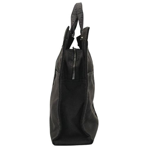 hermes grey tote bag side view