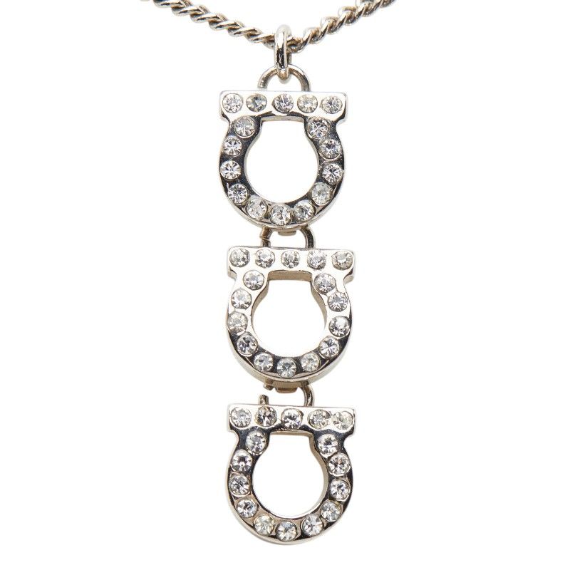 salvatore ferragamo necklace front view