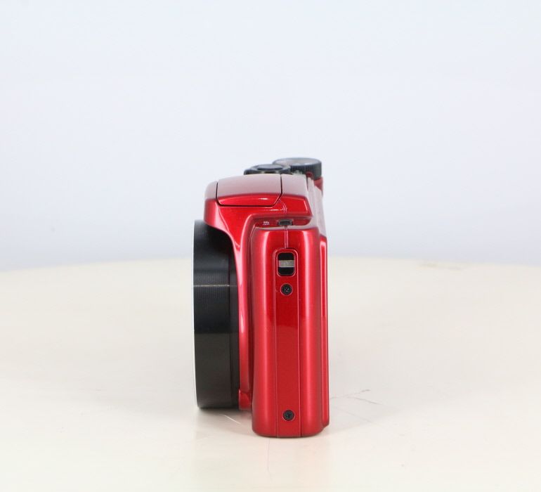 casio ex-h50rd compact digital camera rear view