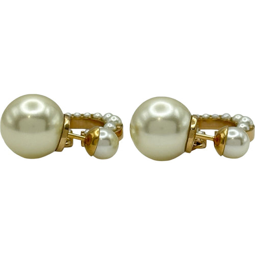 christian dior earrings rear view