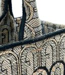 furla beige shoulder bag interior details