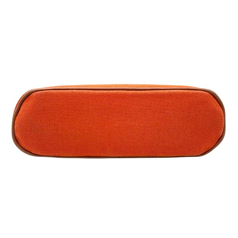 hermes orange pouch / clutch accessories included