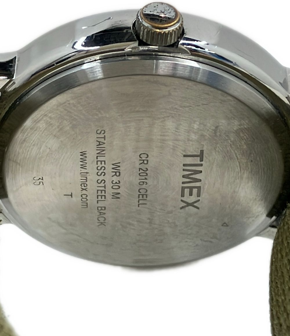 timex watch side view