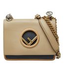 fendi 8bt286 beige / navy shoulder bag