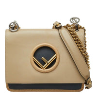 Fendi 8BT286 Shoulder Bag – Beige / Navy