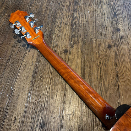 epiphone aj-100 acoustic guitar functional details