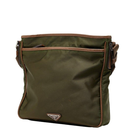 prada shoulder bag front view
