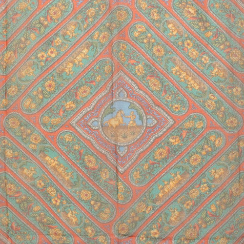 hermes scarf front view