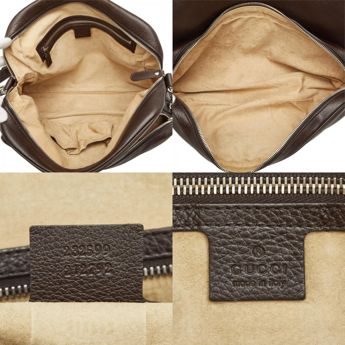 gucci shoulder bag markings and labels