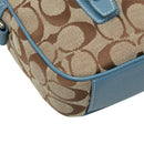 coach beige shoulder bag accessories included