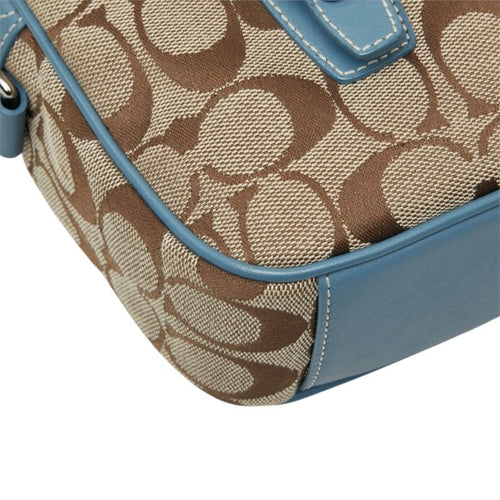 coach beige shoulder bag accessories included