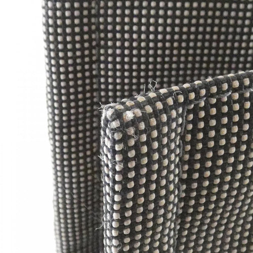 hermes black / silver handbag side view