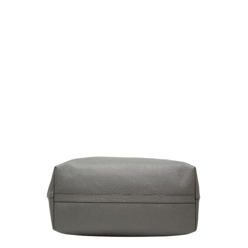 prada grey tote bag rear view