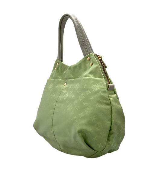 russet handbag rear view