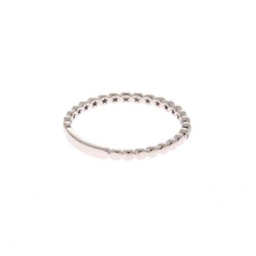 star jewelry ring front view