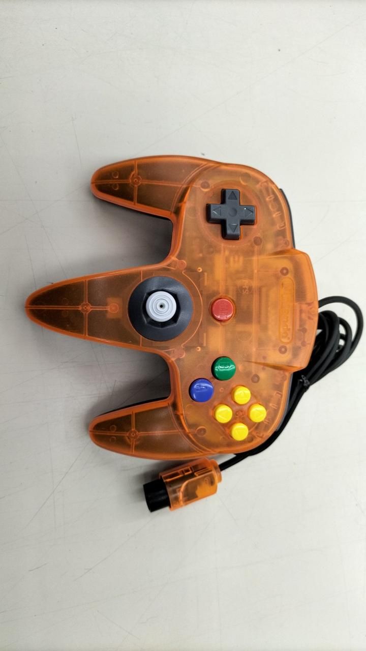 nintendo nus-001 orange video game console condition details