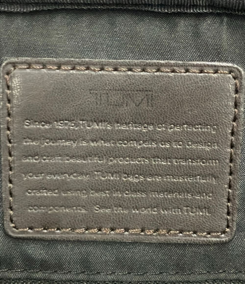 tumi navy briefcase accessories included