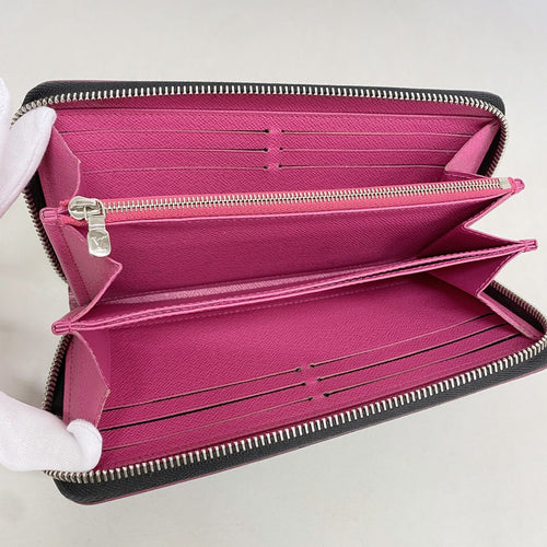 louis vuitton m64838 pink wallet rear view