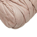 miu miu beige / pink shoulder bag interior details
