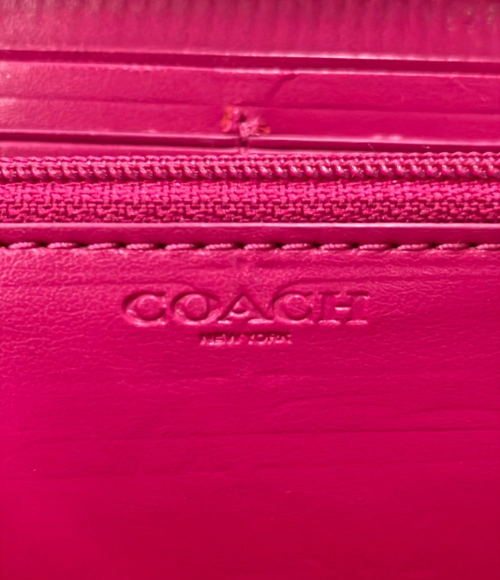 coach f54630 pink wallet condition details