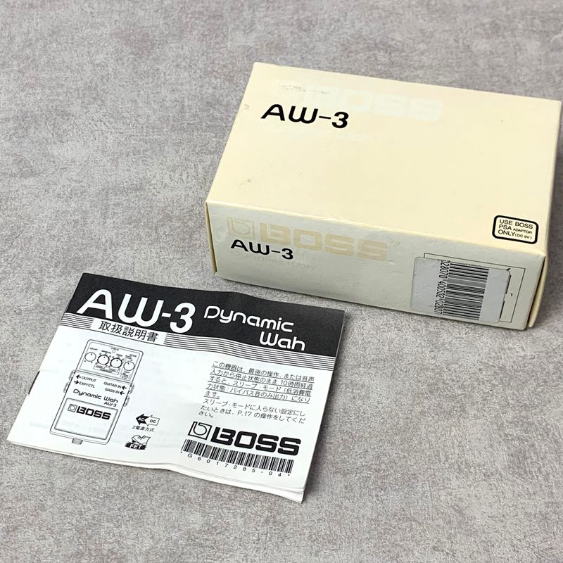 boss aw-3 beige guitar effector functional details
