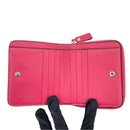 valentino pink wallet interior details
