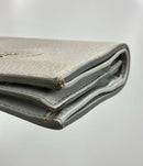 prada grey wallet markings and labels