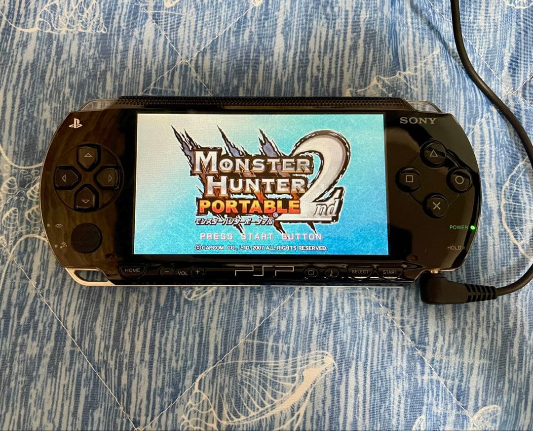 sony psp-1000 handheld console markings and labels