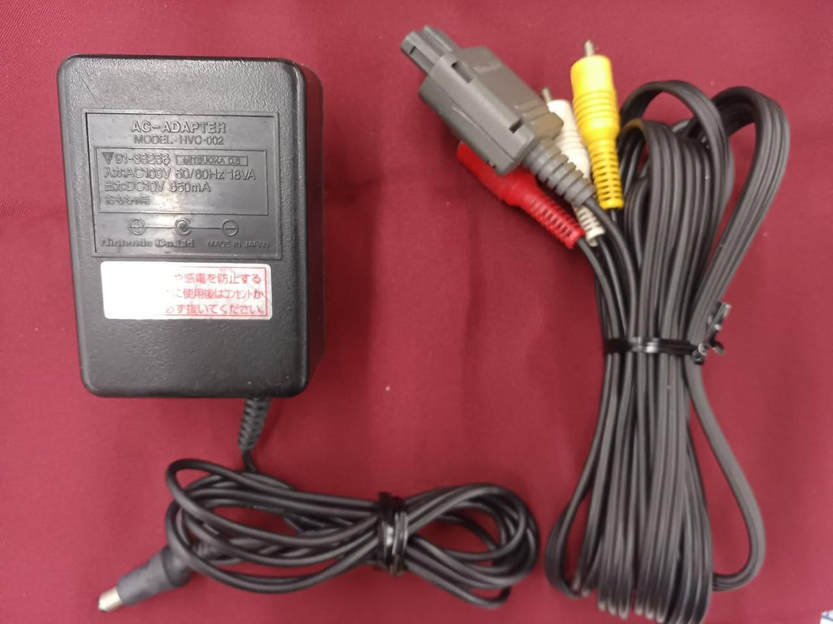 nintendo shvc-001 video game console markings and labels