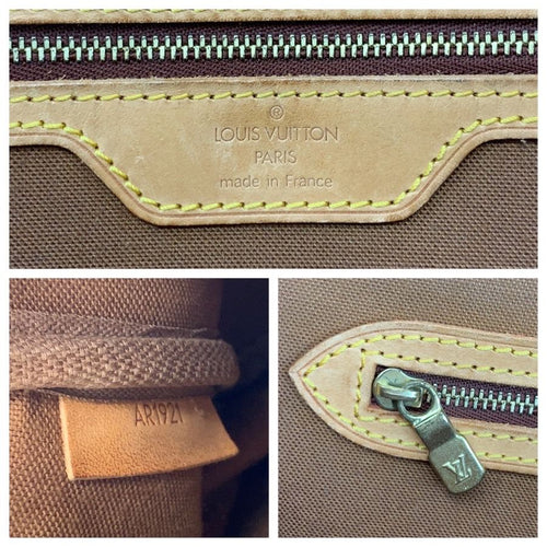 louis vuitton m42247 shoulder bag rear view