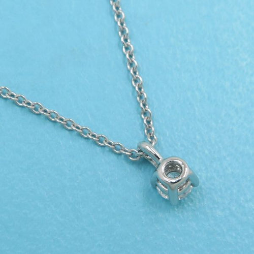 tiffany d0.12ct necklace rear view