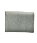 furla grey wallet front view