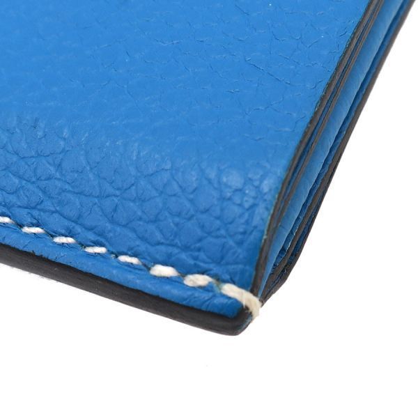 hermes card holder interior details