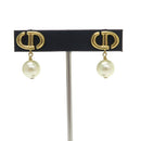 christian dior e1850cdnrs navy earrings
