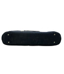 samsonite navy briefcase side view