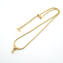 christian dior necklace rear view
