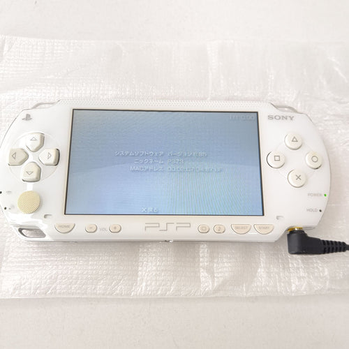 sony psp-1000 handheld console markings and labels