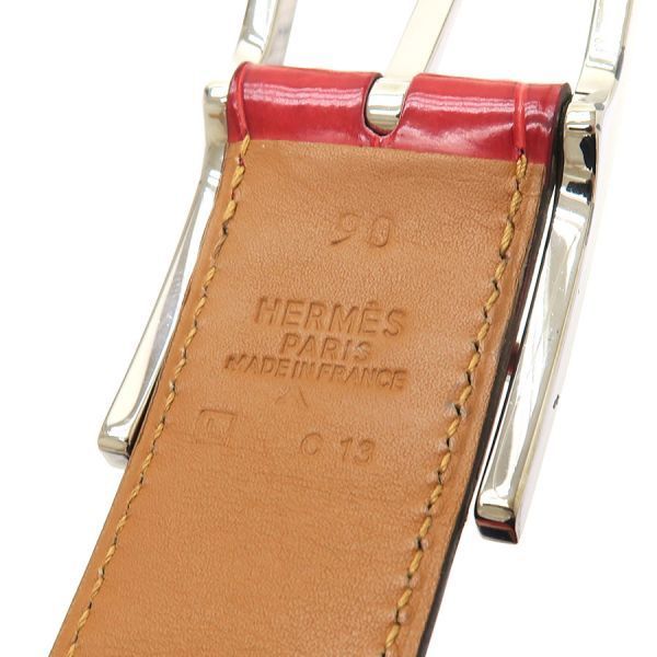 hermes belt interior details