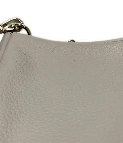 russet beige shoulder bag markings and labels