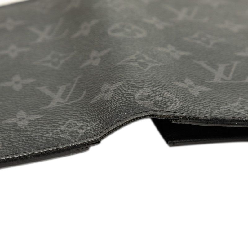 louis vuitton m61697 grey wallet side view