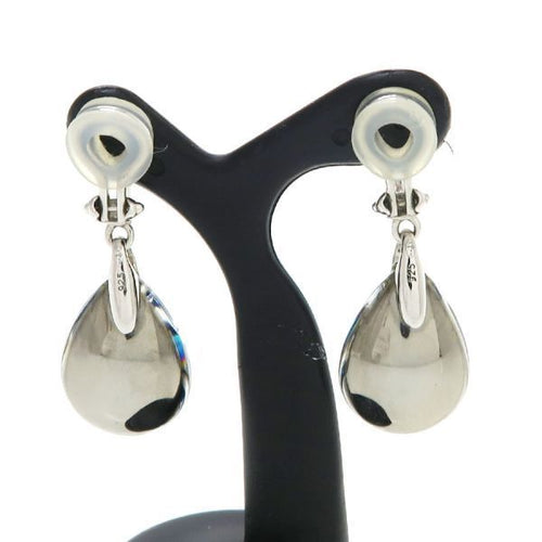 baccarat earrings rear view