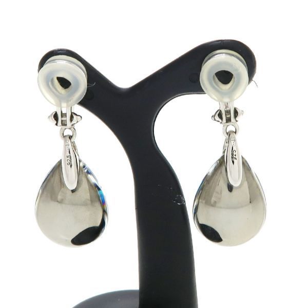 baccarat earrings rear view