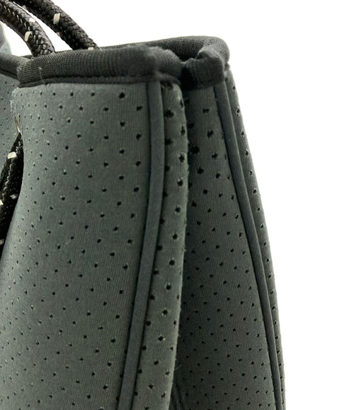 willow bay grey tote bag functional details