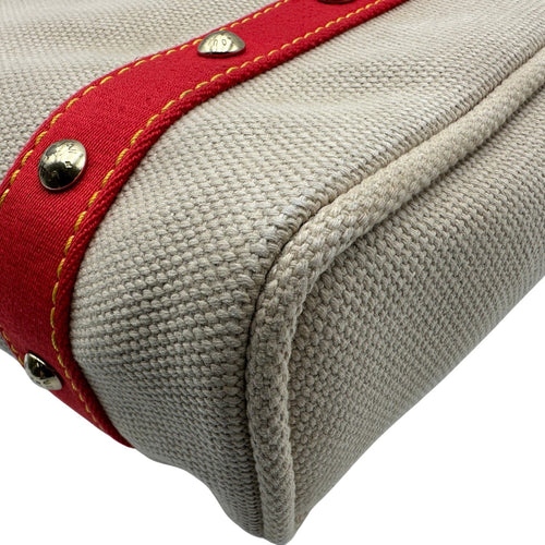louis vuitton m40035 beige tote bag markings and labels