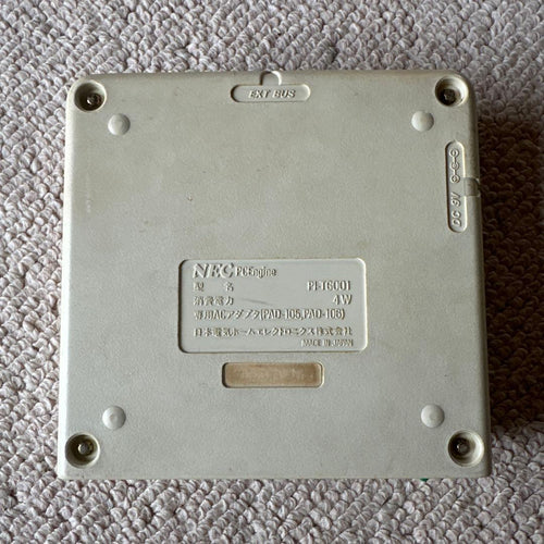 nec video game console side view