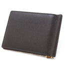 saint laurent grey wallet front view