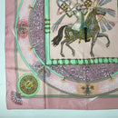 hermes pink scarf side view