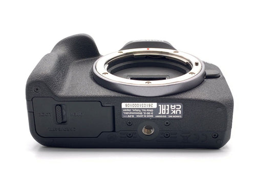 canon r100 mirrorless camera rear view