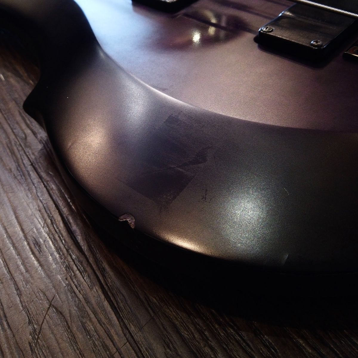 edwards e-t-98fr bass guitar rear view